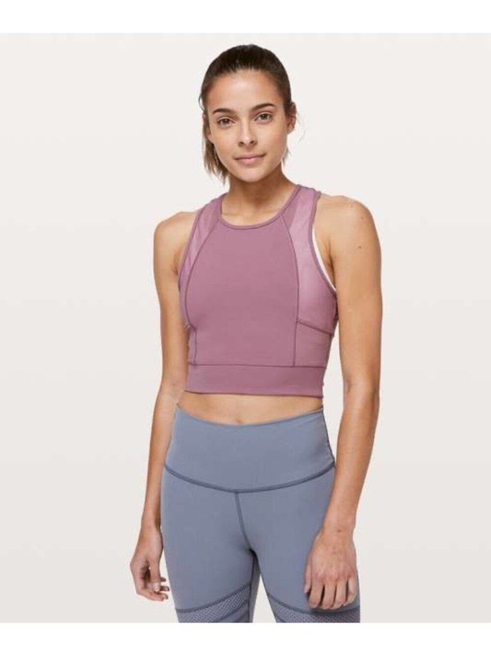 Lululemon Laser Speed Train Tank 4 Pink Figue Blush Magenta Purple 8 Everlux EUC
